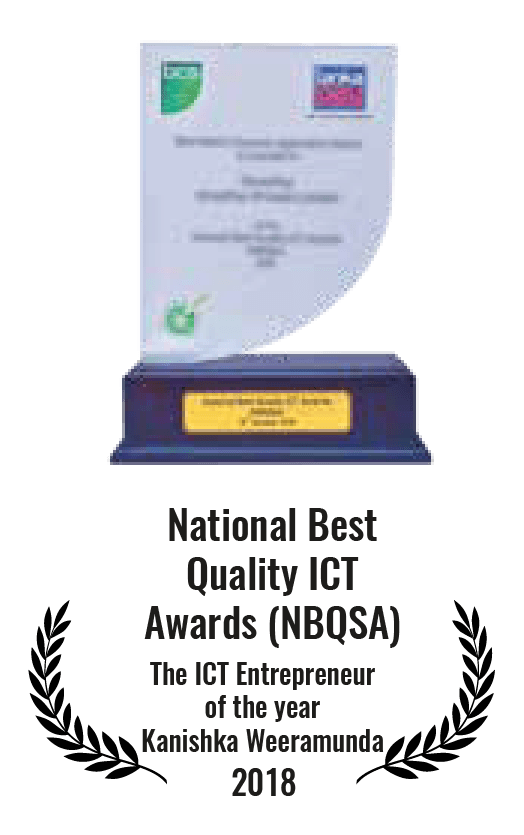 2018 NBQSA AWARD - ICT Entrepreneur of the Year - Mr. Kanishka Weeramunda