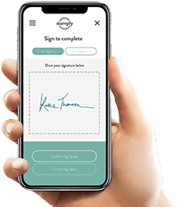 Digital Signature mobile preview