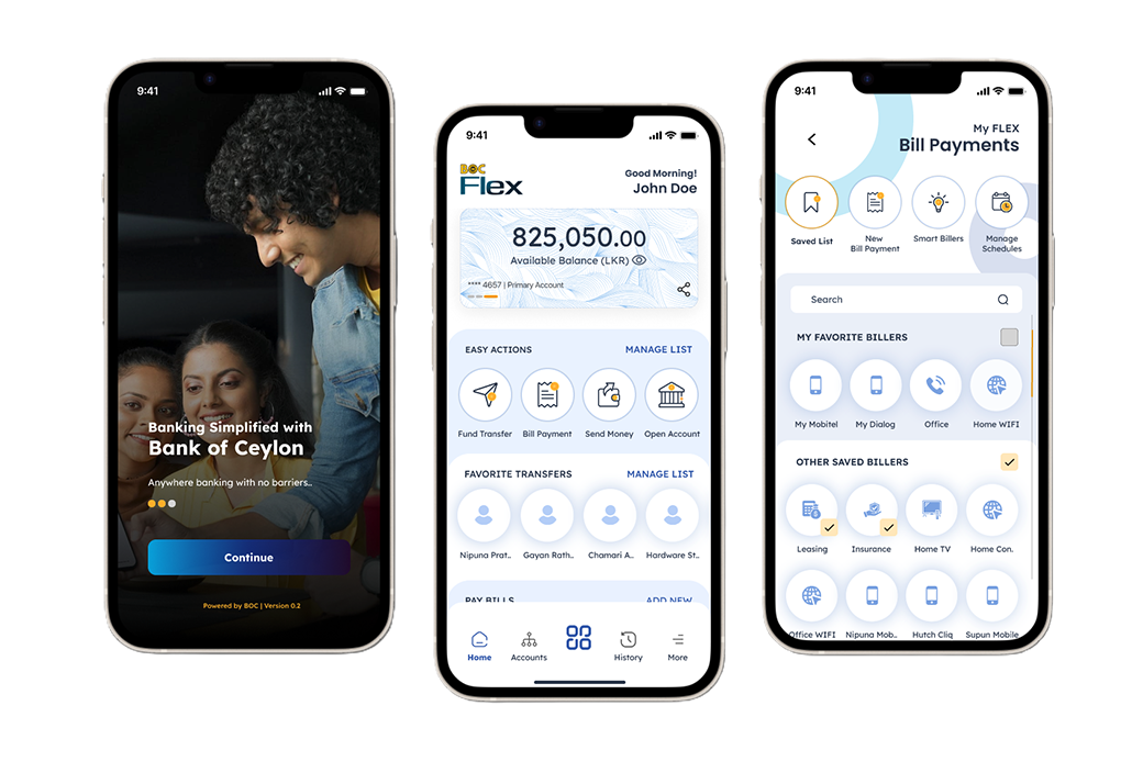 BOC FLEX app preview